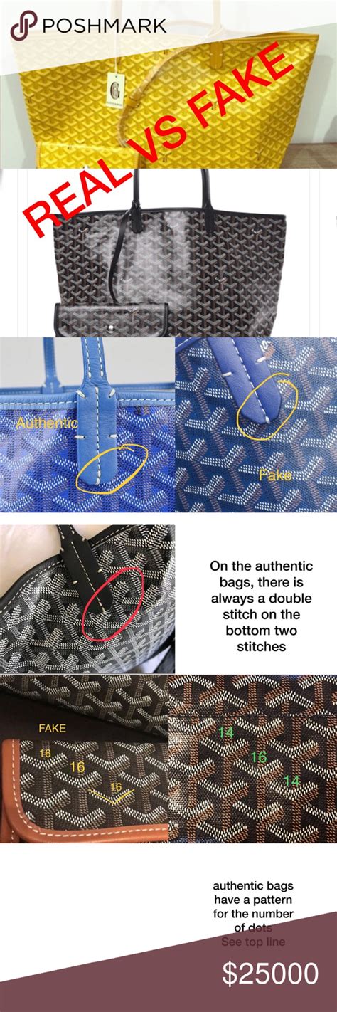 how to spot a fake goyard anjou|authentic goyard purse.